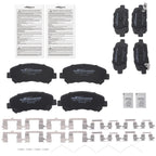 Ceramic Brake Pads Kit for Nissan Maxima (2009–2014, 2016–2022) D905