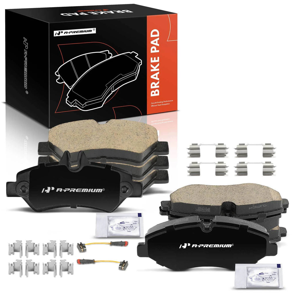 8x Front & Rear Brake Pads for Mercedes-Benz Sprinter 2500 (2010–2018)