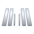 6Pc Chrome Pillar Post Covers for Chrysler Aspen (2005–2019)