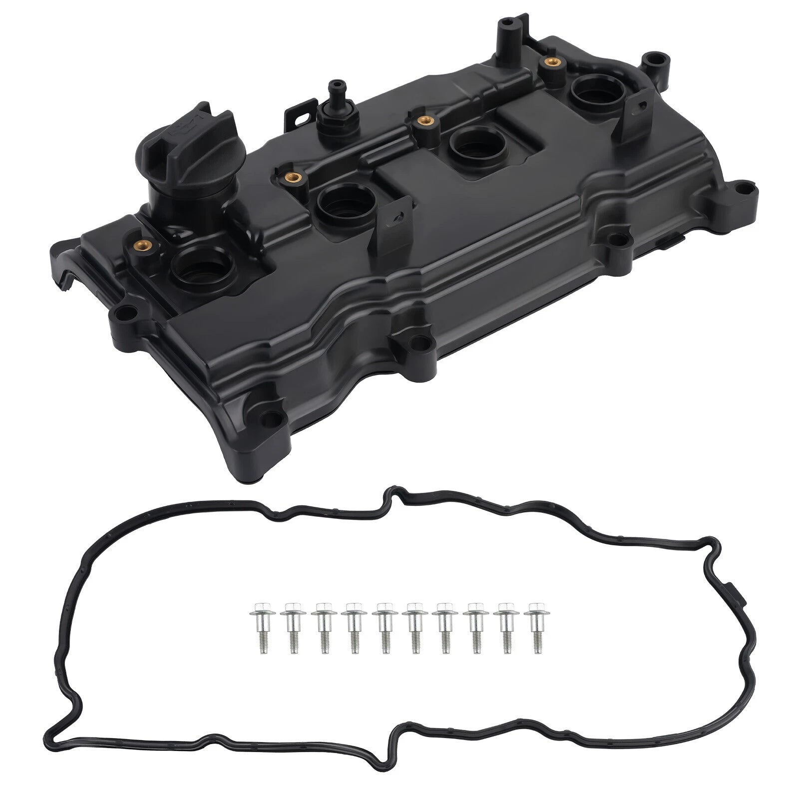 Engine Valve Cover w/ Gasket & Bolts for Nissan Rogue Altima (2017–2020)