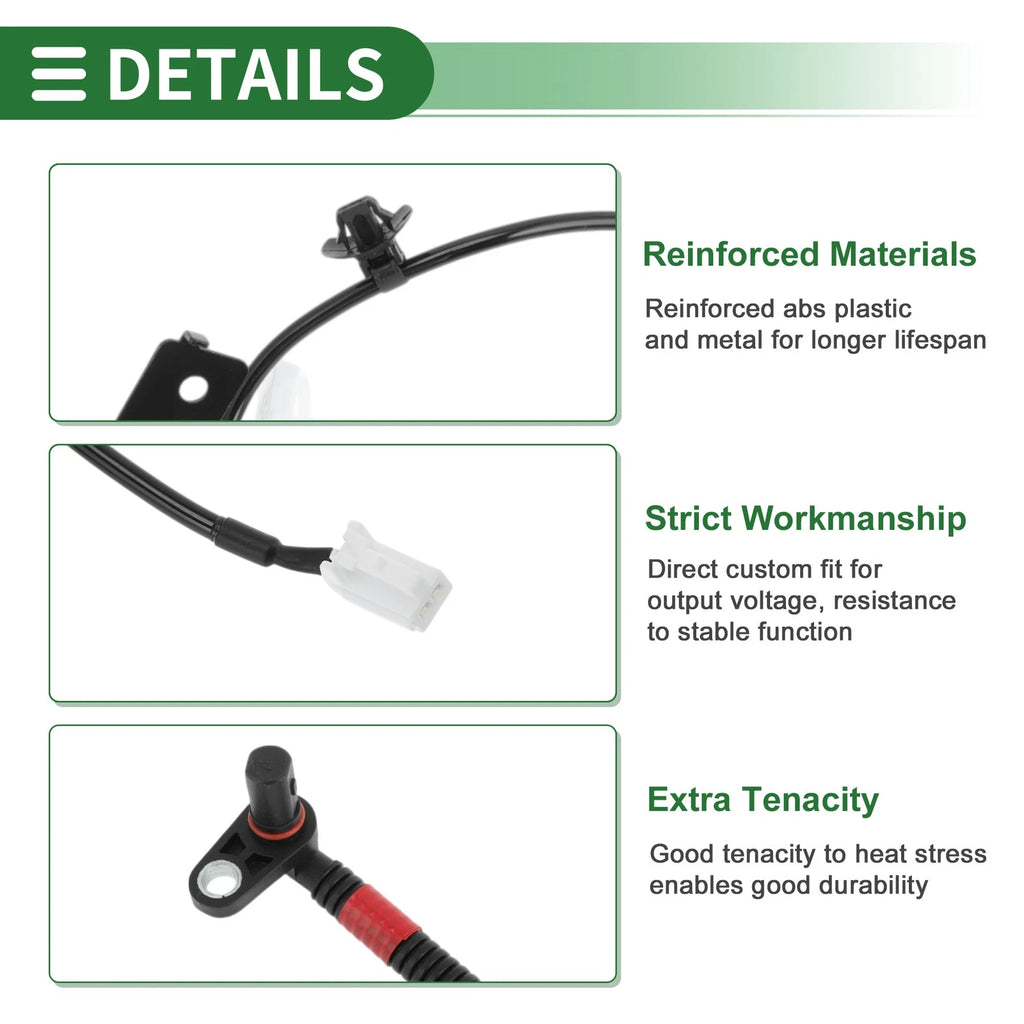 ABS Wheel Speed Sensor No. 956810U000 for Hyundai Accent (2010–2021)