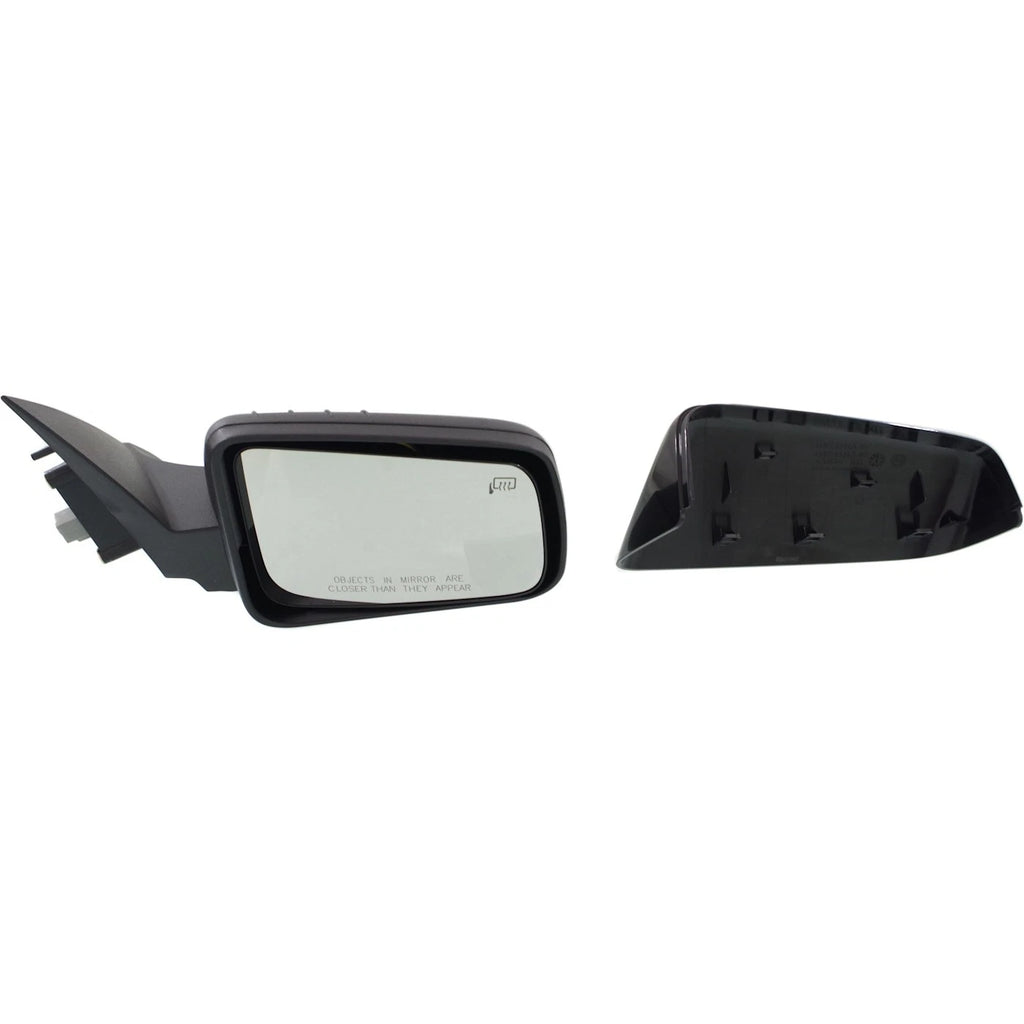 Set of 2 Heated Power Mirrors for Ford Focus (2008–2011) - Paintable Black