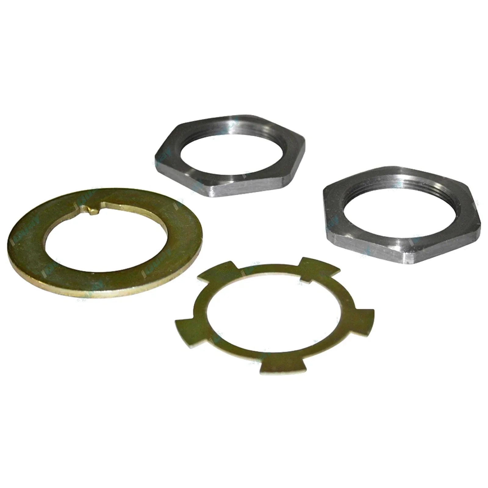 Front Hub Axle Lock Nut & Washer Set for Landcruiser FJ60 HJ60 HJ61 (1980-1990)