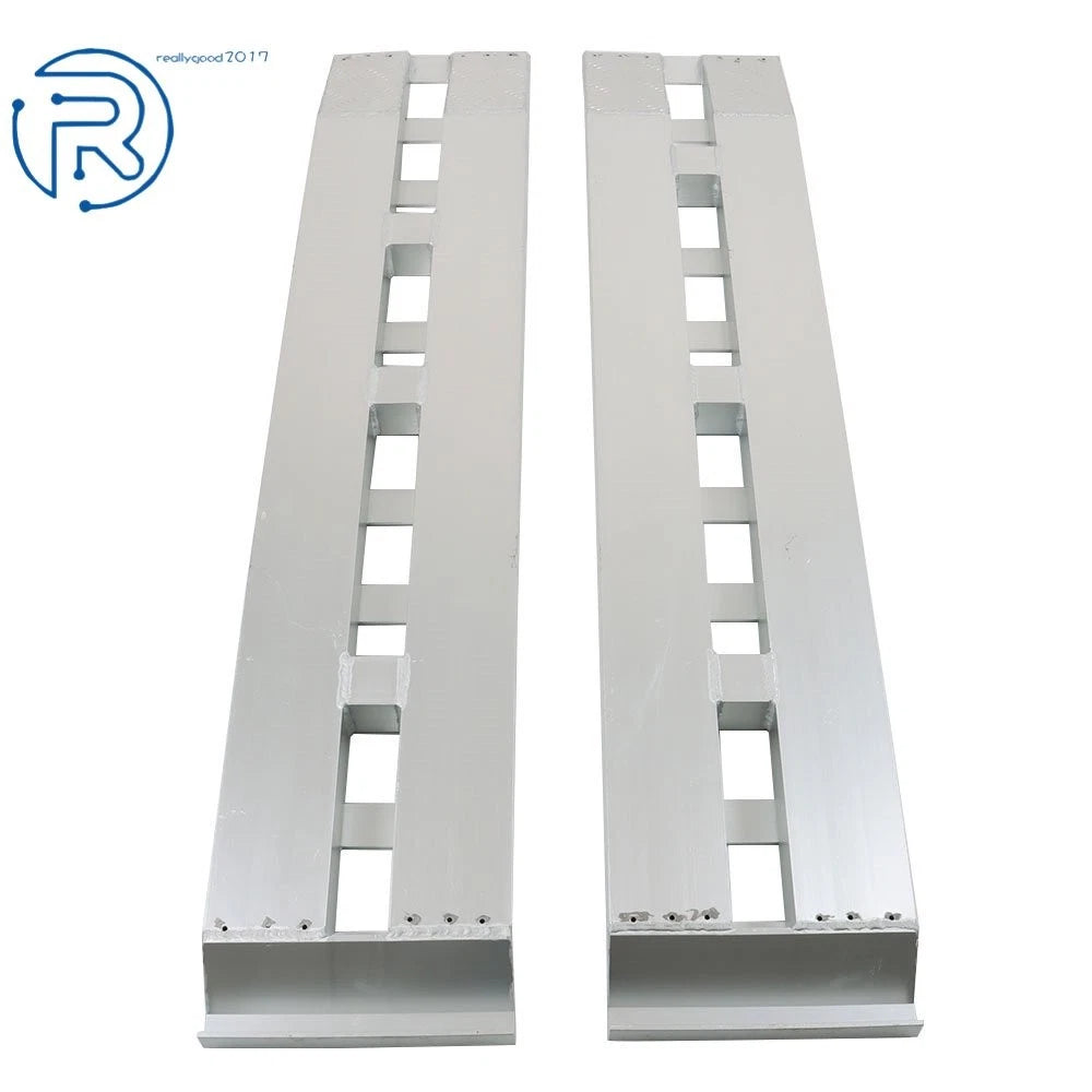 2PC 60'' Aluminum Slip-Proof Ramps for Car Trailer Truck
