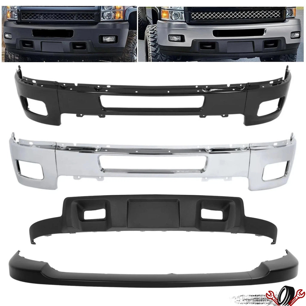 Front Bumper Cover Bracket for Chevy Silverado 2500HD (2011–2014)