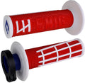 ODI Emig 2.0 V2 Lock-On Grips Red/White for Offroad Motorcycles (2000–2023)