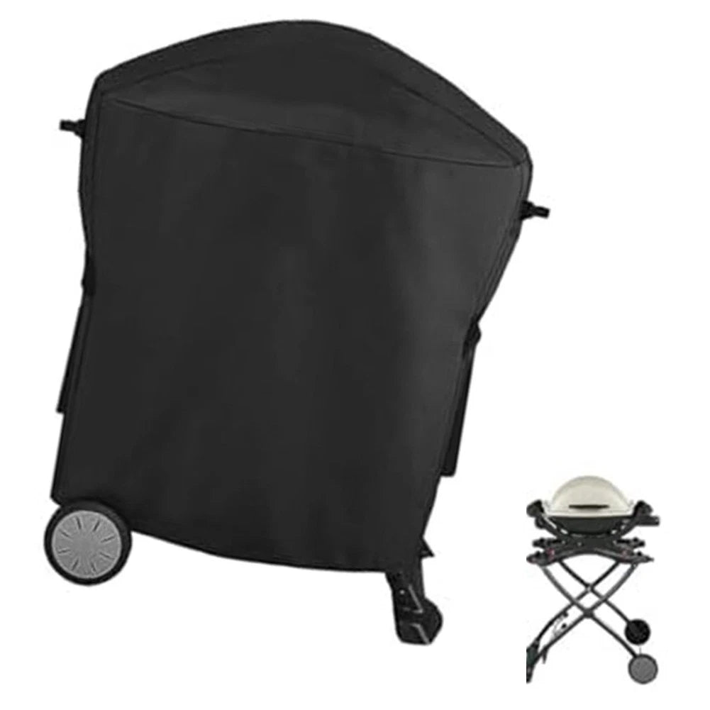 Grill Cover for Weber Q1000 Q2000 Series (210D Oxford Cloth, Waterproof)