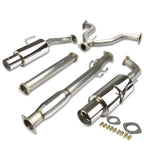 Dual 4" Muffler Tip Catback Exhaust for Nissan Altima Sedan V6 (2007–2012)