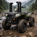 Set of 4 Black Snorkel Kits for Polaris Sportsman 400 500 600 700 800 (1994–2014)