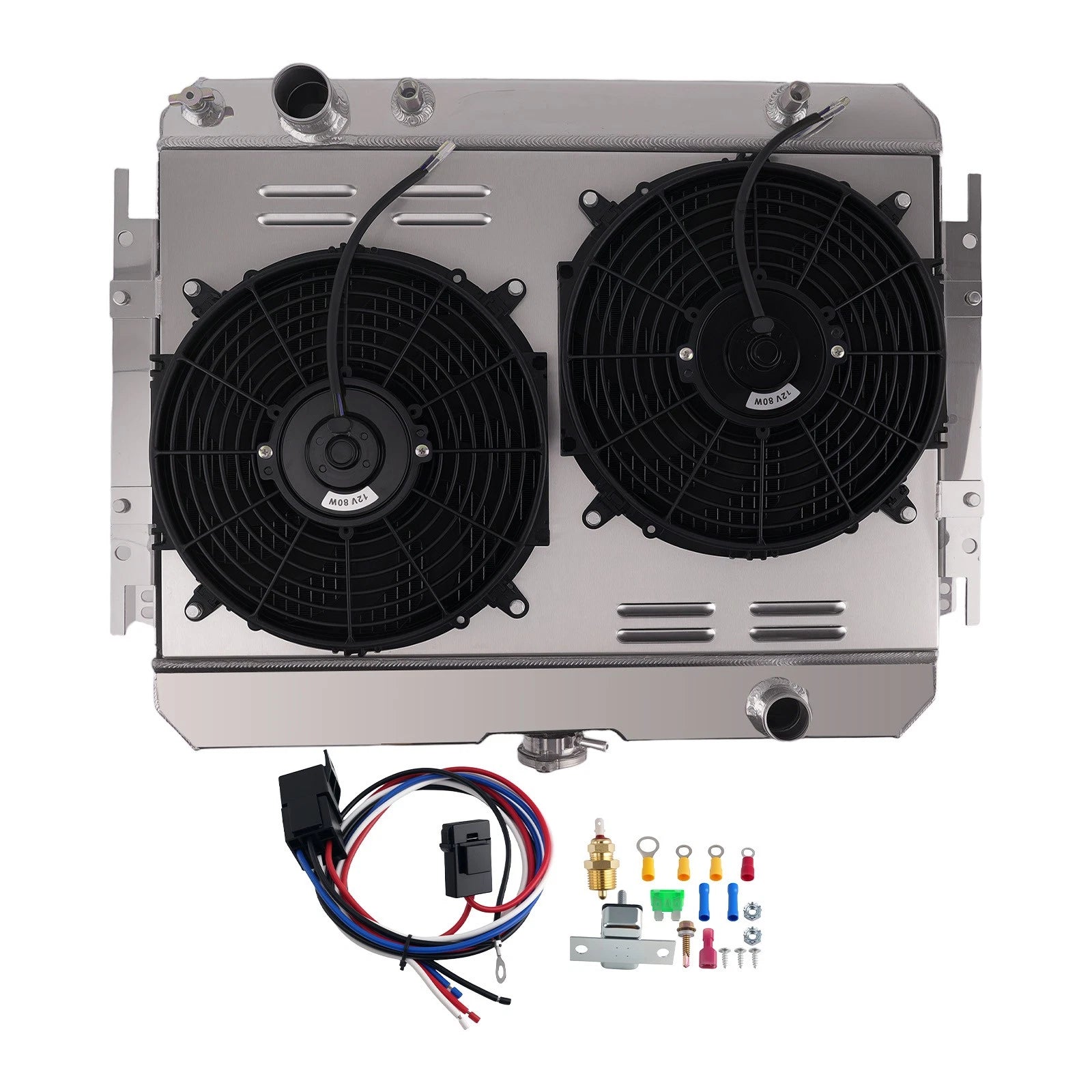 3 Row Aluminum Radiator for Chevrolet Biscayne/Chevelle (1963–1968)