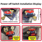 Rotary Isolator Battery Cutoff Switch for Car Maintenance (360 Degree)