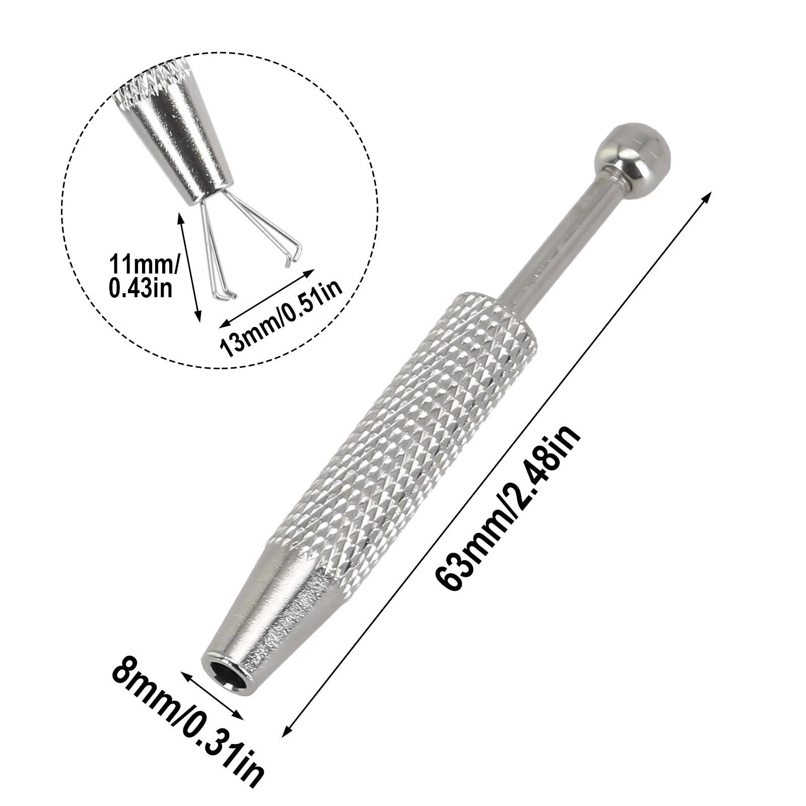 4 Jaw Claw Tweezers for IC Chips and Beads