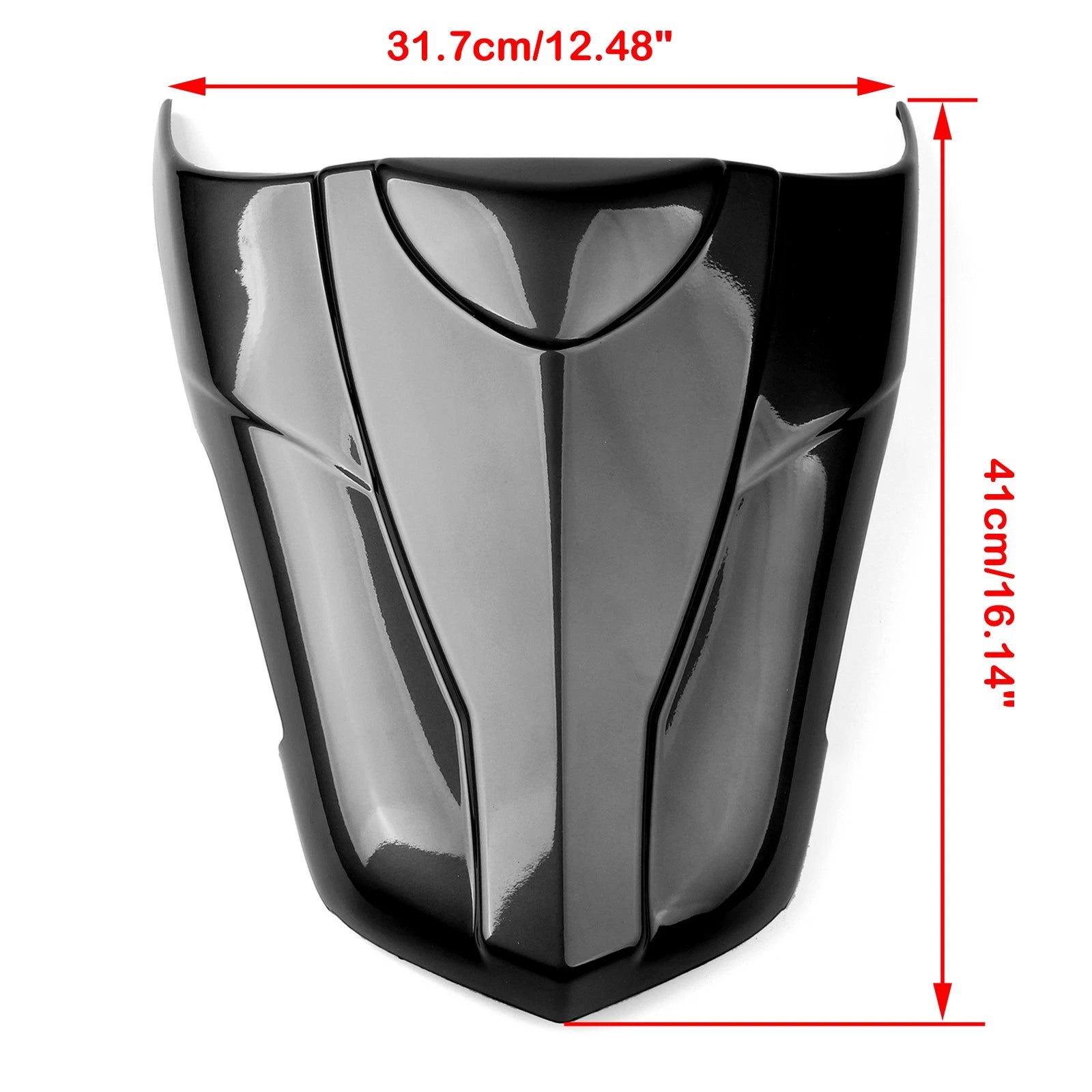 ABS Plastic Rear Seat Cover Cowl for Suzuki SV650 (2017–2024) Black
