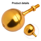 3 Inch Gold Anodized Aluminum Ball Ornament for Flagpole