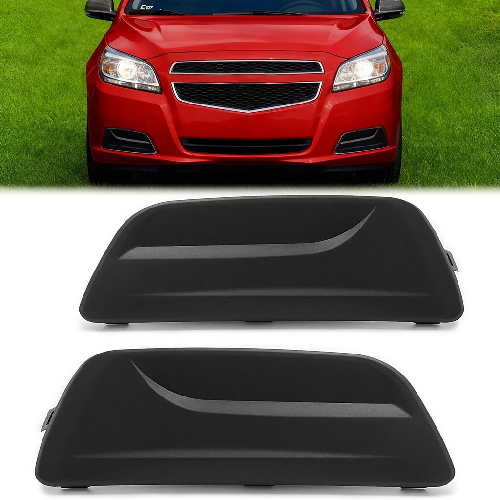 Fog Light Cover Bezel Set for Chevrolet Malibu (2013–2016) Black