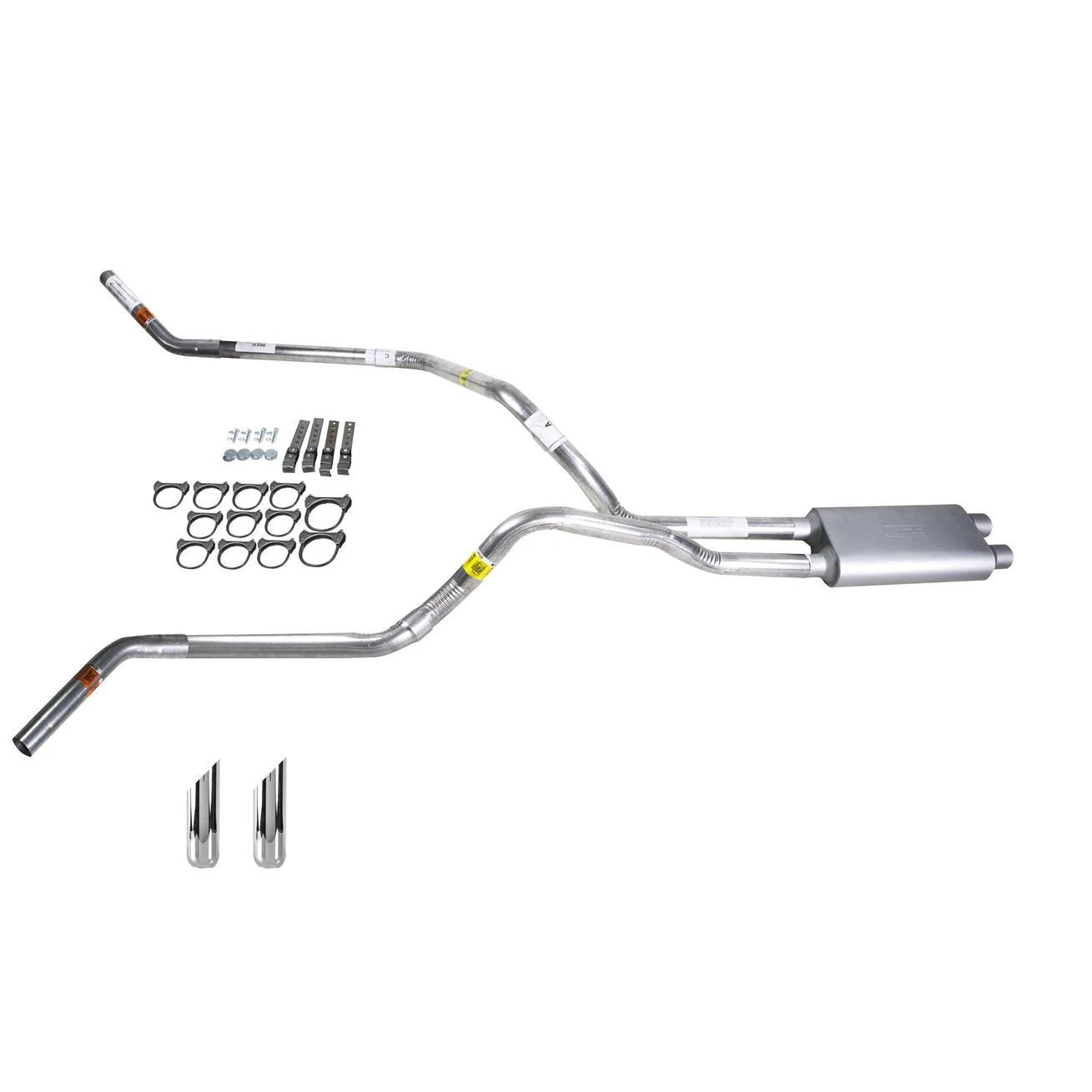 Dual Exhaust 2.5" Pipe Flowsound Muffler for Silverado (1996–1999)
