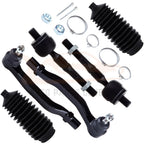 Set of 6 Steering Tie Rod Rack and Pinion Bellows for Honda Accord (1998–2002)