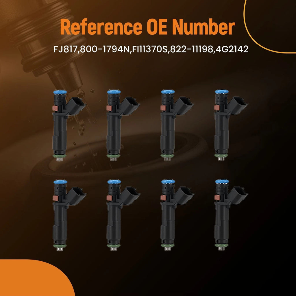 8Pcs Fuel Injectors for Ford F-150 (2005–2007) 5.4L 5C3Z9F593DA