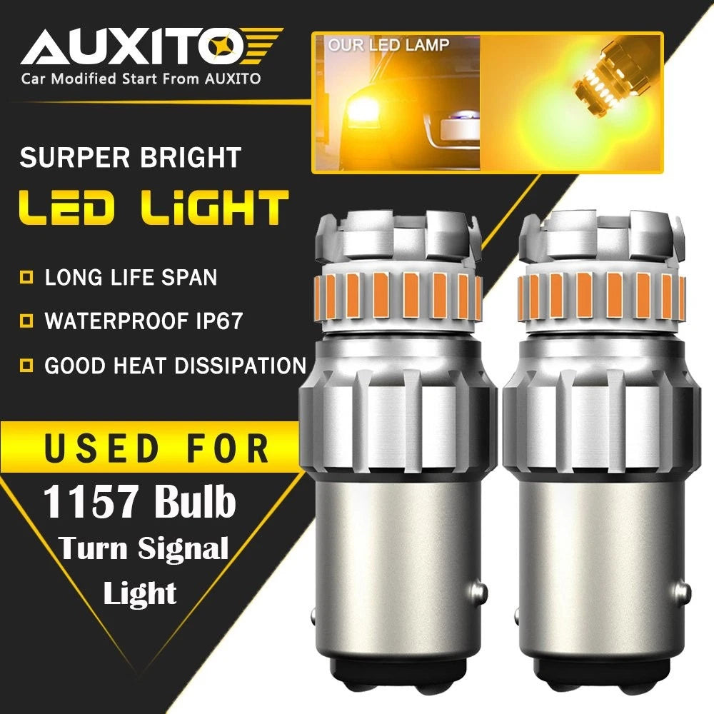 2X LED Turn Signal Side Marker Light Bulb for Various Vehicles 