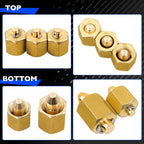 Set of 5 Injector Rail Fuel Line Caps for