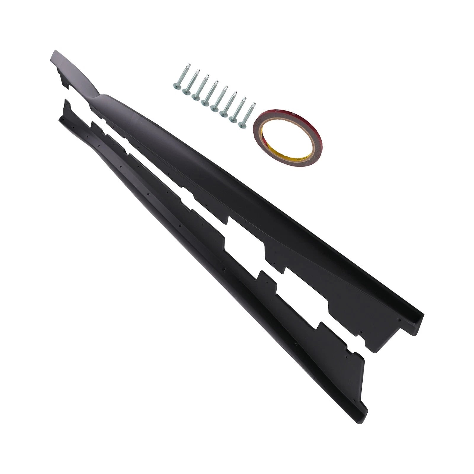 Body Kit Side Skirt Extension Panel for Chevrolet Camaro (2016–2020) Matte Black