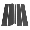 Set of 6 Door Pillar Window Trim for Ford Explorer (2011–2019) Carbon Fiber