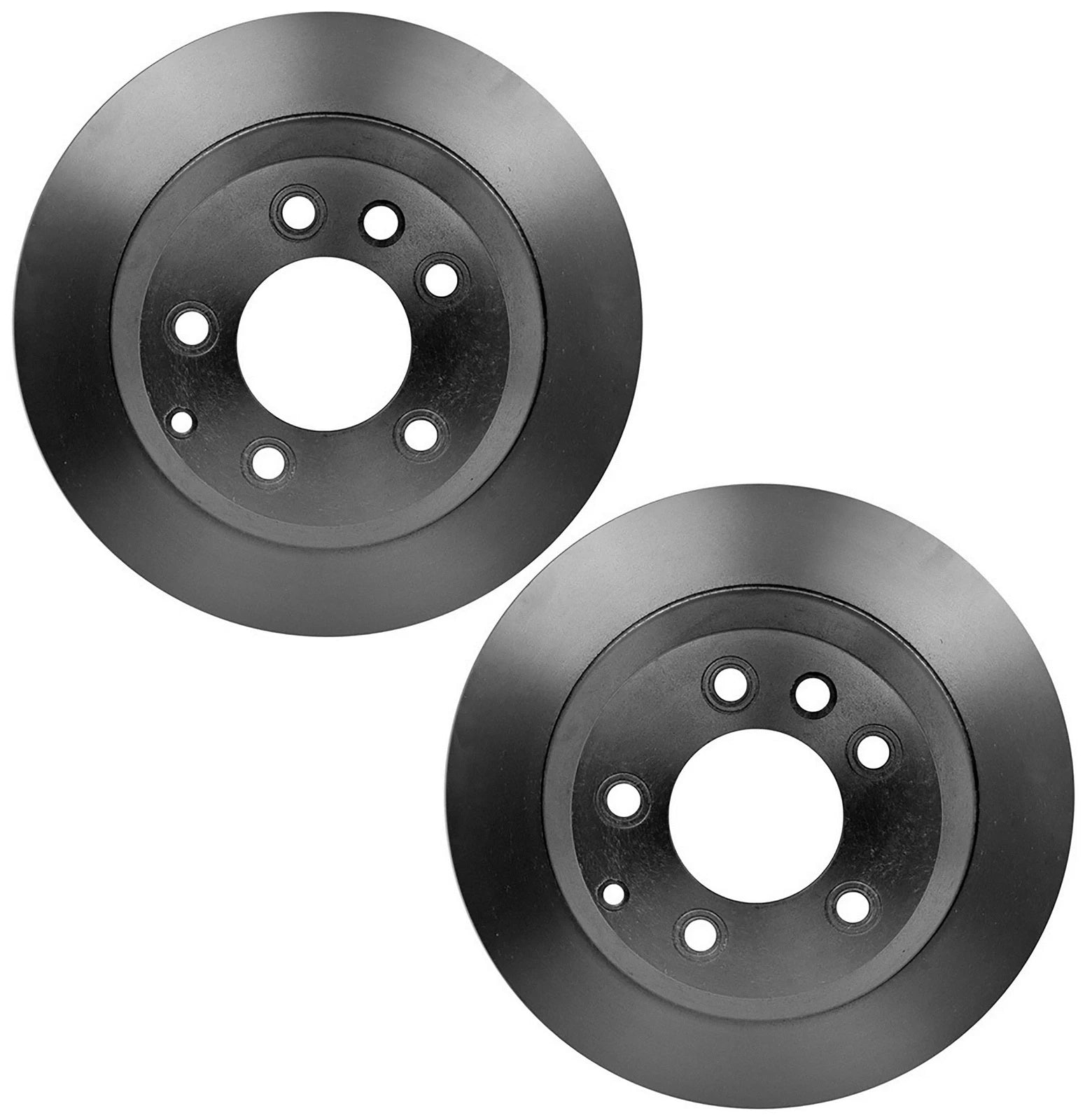 Set of 2 Rear Coated Disc Brake Rotors 330mm for Audi Q7 VW Touareg (2007–2015)