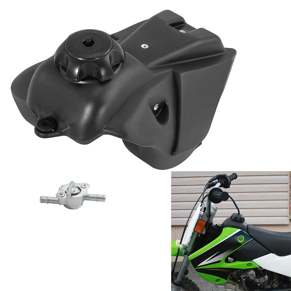Fuel Gas Tank w/ Petcock & Cap for Suzuki RM65 DRZ110 KX65 (2000–2008)