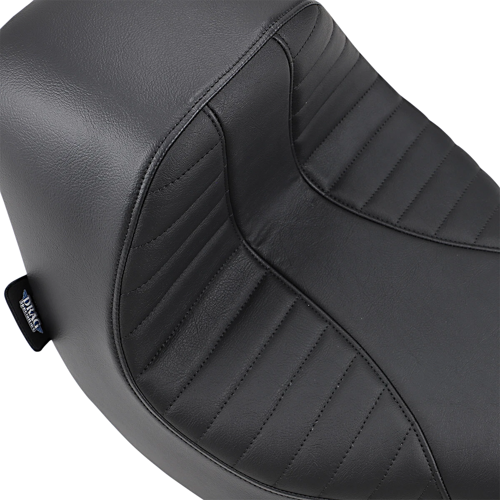 EZ-Solo Seat for Harley FLFB/S (2018–2025) - Scorpion Stitch - Vinyl