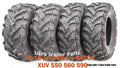 Set of 2 ATV Solid Mud Tires 25X8X12 25X10X12 for John Deere Gator XUV 550 560 590 (2012–2019)