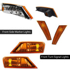 Set of 4 Amber Lens Fender Signal & Side Marker Lights for Jeep Liberty (2008–2012)
