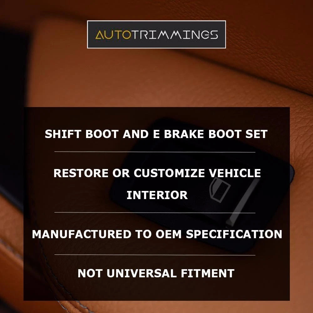 Leather Synthetic Automatic & Brake Boot for BMW E90 (2005–2013)