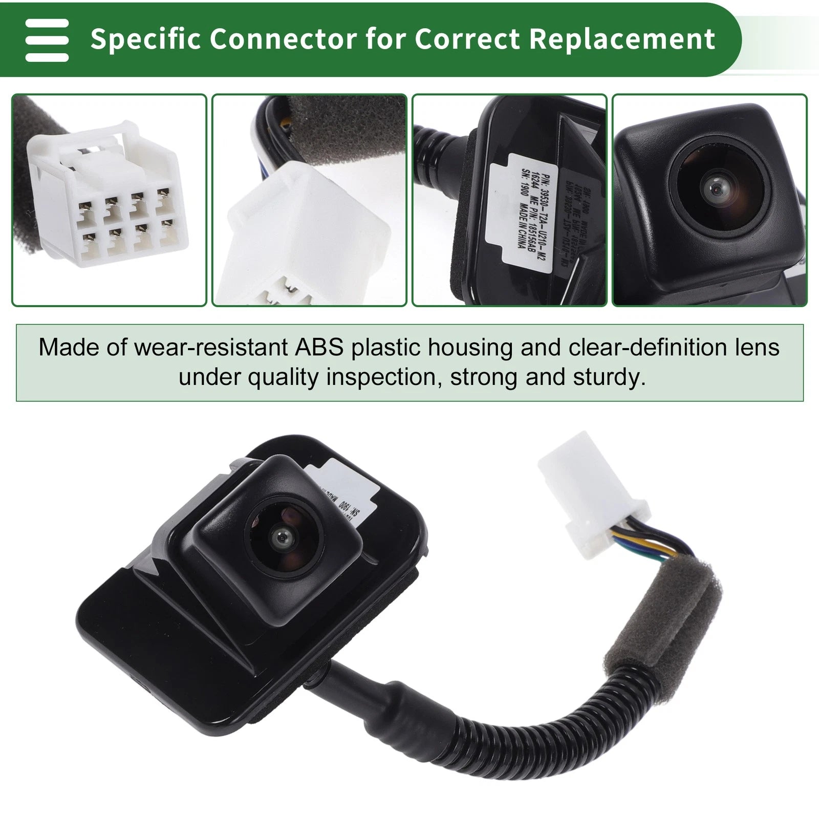 Rear View Camera for Honda Accord (Non-Hybrid) (2018–2023) 120-180°