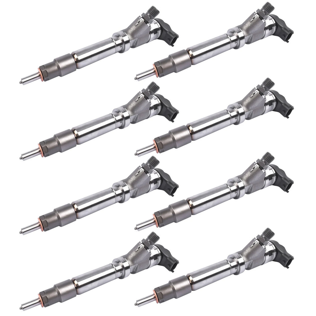 Set of 8 Diesel Fuel Injectors for Chevy Duramax Savana (2007–2010)