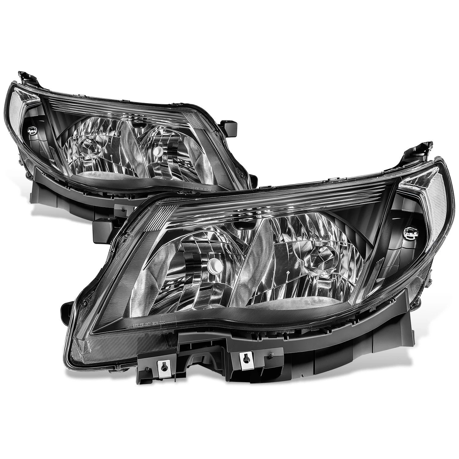Headlight for Subaru Forester (2009–2013) - Black Housing, Clear Lens