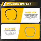 Carbon Fiber ABS Steering Wheel Frame Trim for Corvette C8 (2020–2025)