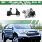 4pcs Front Suspension Kit for Honda Civic (2006–2011) - Sway Bar Link, Lower Ball Joint
