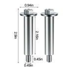 2X Rear Axle Wheel Bolts for Honda HRR216 HRT2162TDA (Replacement)