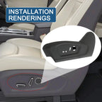 Left Seat Cover Shield for Ford Explorer (2020-2023)