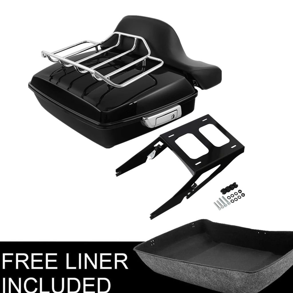 Chopped Trunk Backrest Mount Rack for Harley Sport Glide FLSB (2018–2025)