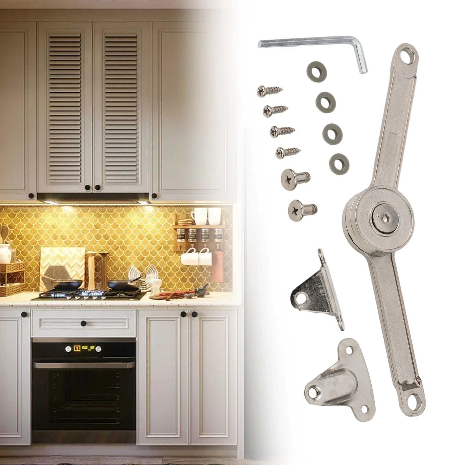 Cabinet Hinges Support Rod for Furniture (Hydraulic Multi-angle)