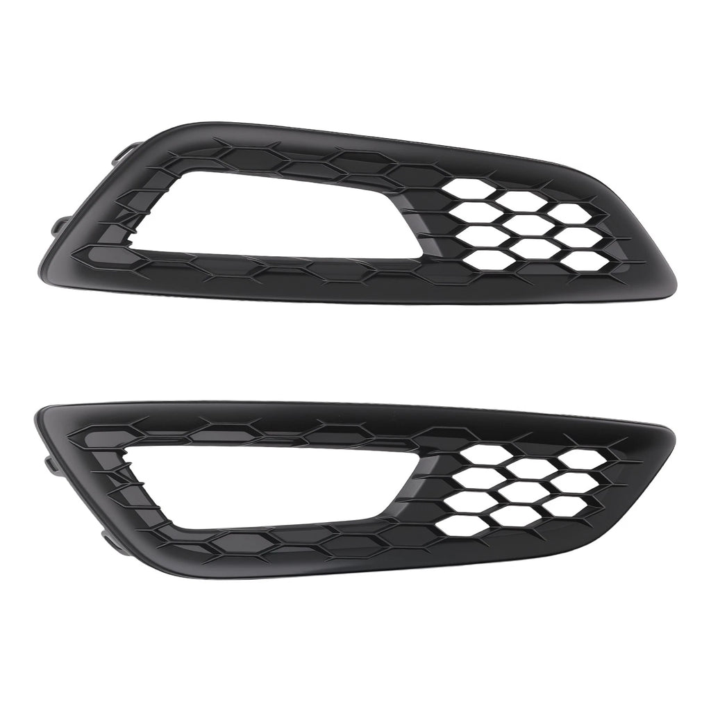 Pair Front Bumper Fog Lamp Grille Cover for Ford Focus (2015–2017) F1EJ-15A299-AB