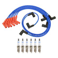 NGK Wire Set & Bosch 6 Platinum Spark Plugs for Mazda B3000 Ranger (1994–2009)