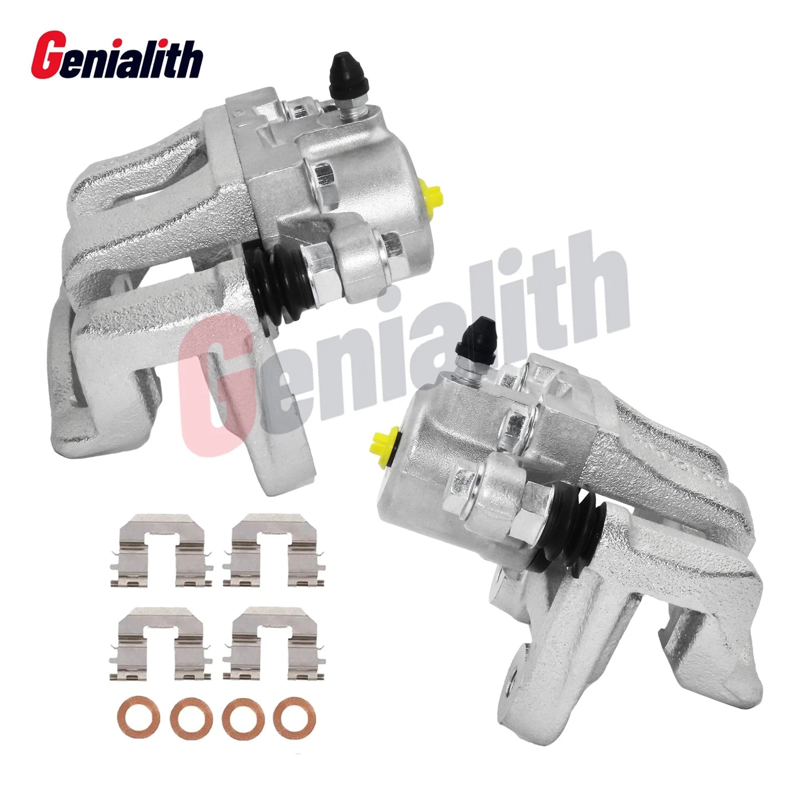 2x Rear Brake Calipers w/ Bracket for Hyundai Sonata Kia Optima (2011–2015)