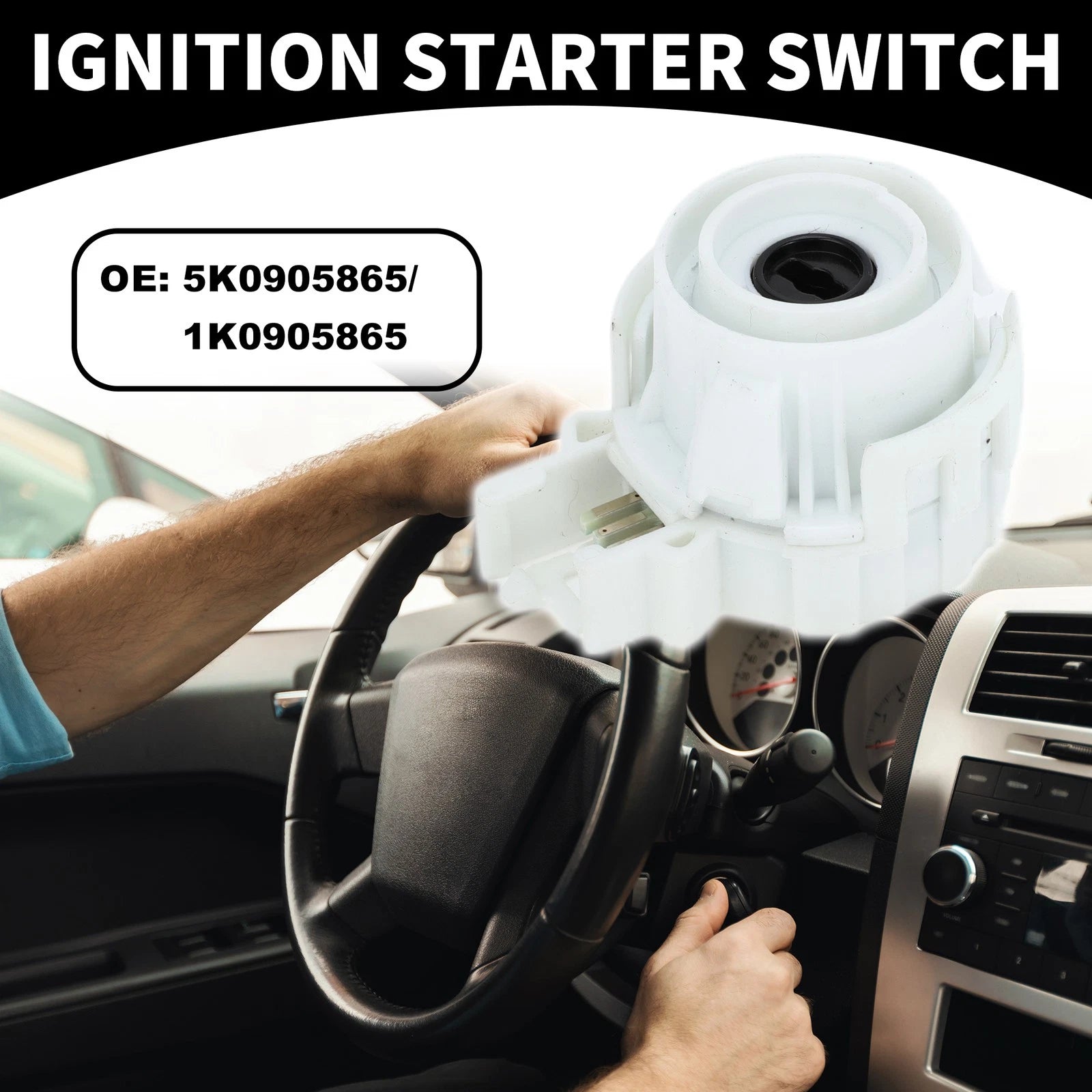 Ignition Starter Switch for Audi A3 TT (2006–2013) No.5K0905865