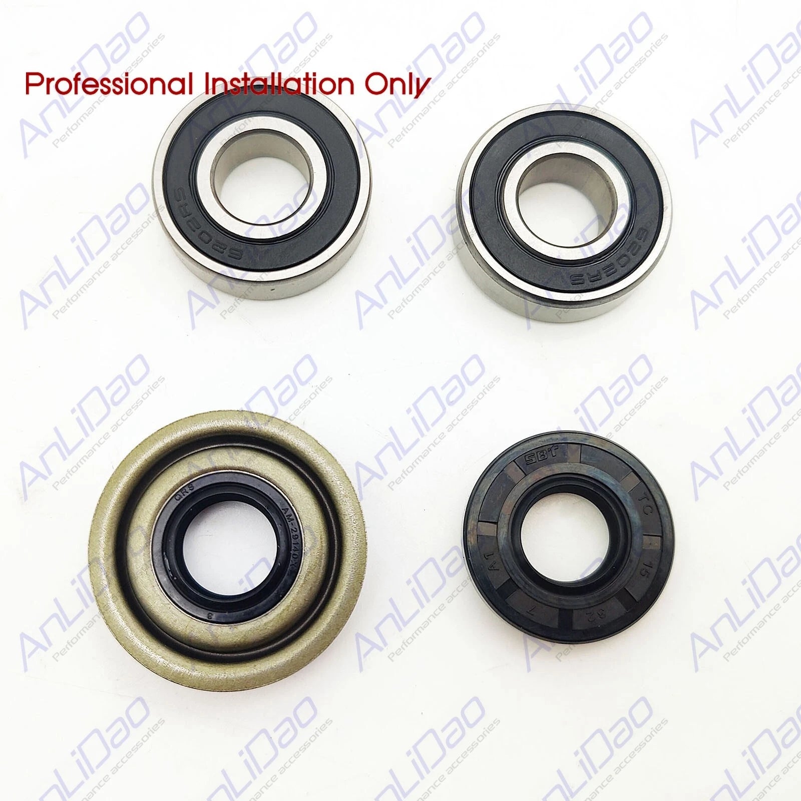 Brass Sea Water Pump Bearing & Seal Kit for Mercruiser (46-8M137216, 46-8M0137217)