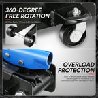 3 Ton Hydraulic Floor Jack with Swivel Casters for (6000lbs)