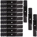 12 Toothed Mulching Blades 30227-50H 30227-50X for Dixie Chopper Mowers (50")