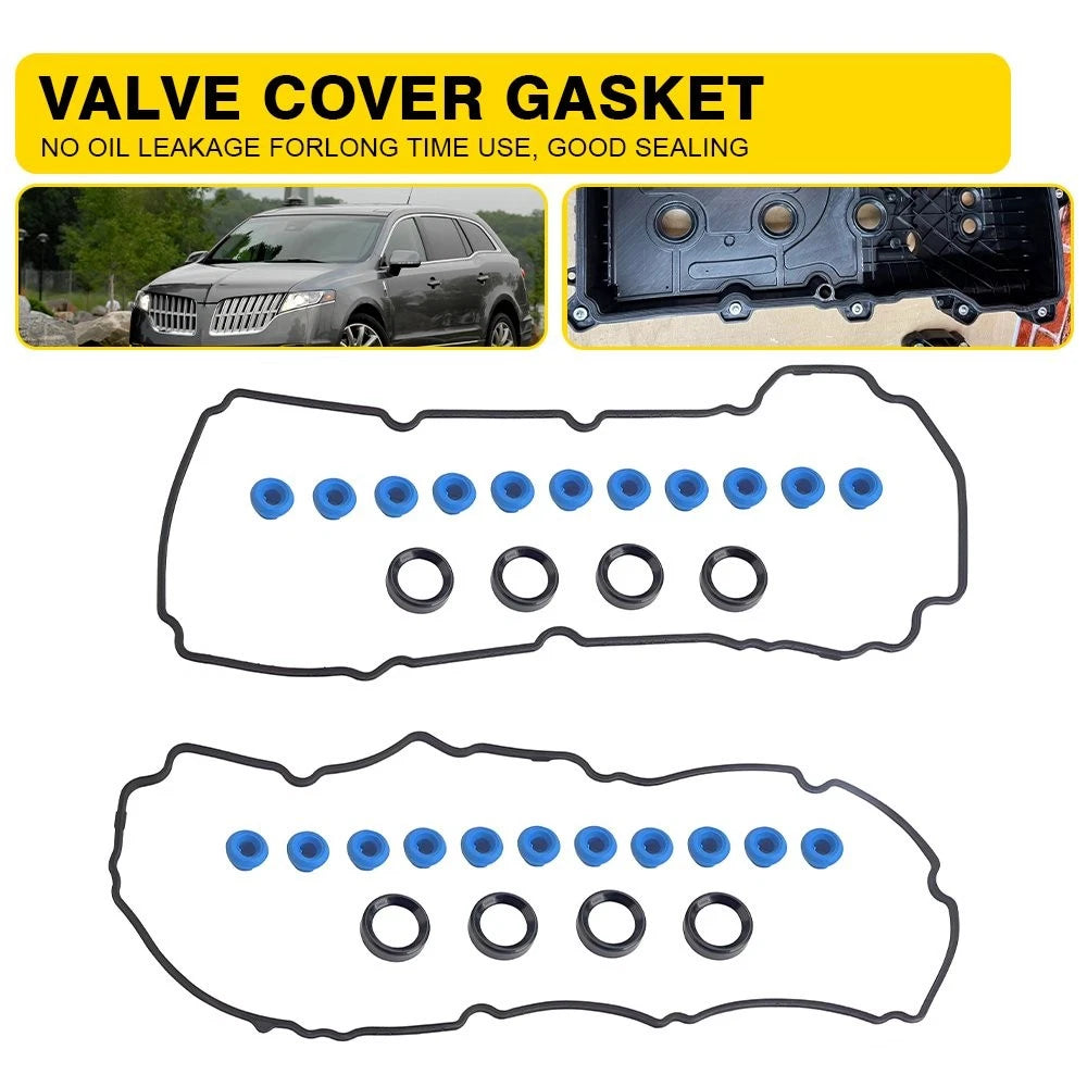 Valve Cover Gasket for Ford Fusion, Lincoln MKZ (2007–2012) 3.5L 3.7L