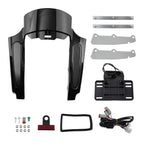 ABS Rear Mud Flaps for Harley Road King/Electra Glide/Street Glide (2009–2013)